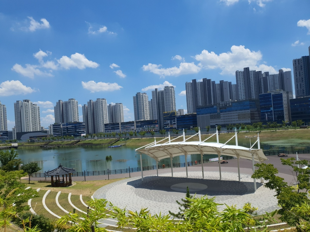 경북 경산시 중산지 호수공원(사진=리얼투데이)