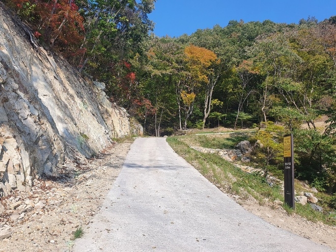 기장군 불광산 테마 트레킹로드 전경.(사진제공=부산 기장군)