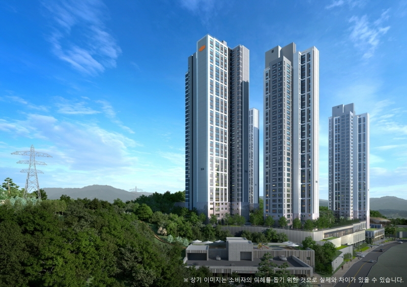 e편한세상 신곡 파크프라임 투시도.(사진=DL이앤씨)