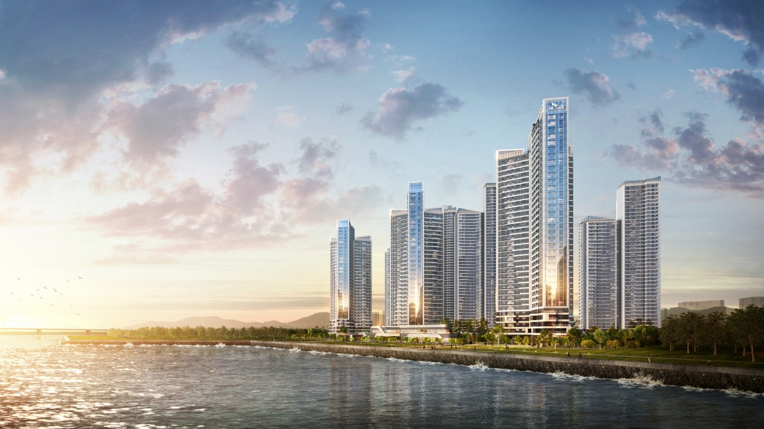 송도 럭스 오션 SK뷰 투시도.(사진=SK에코플랜트)