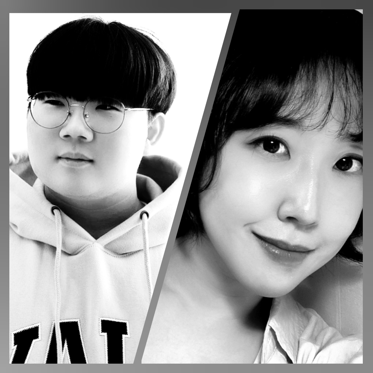 희원극단 배우 김동환(왼), 이청비(오)