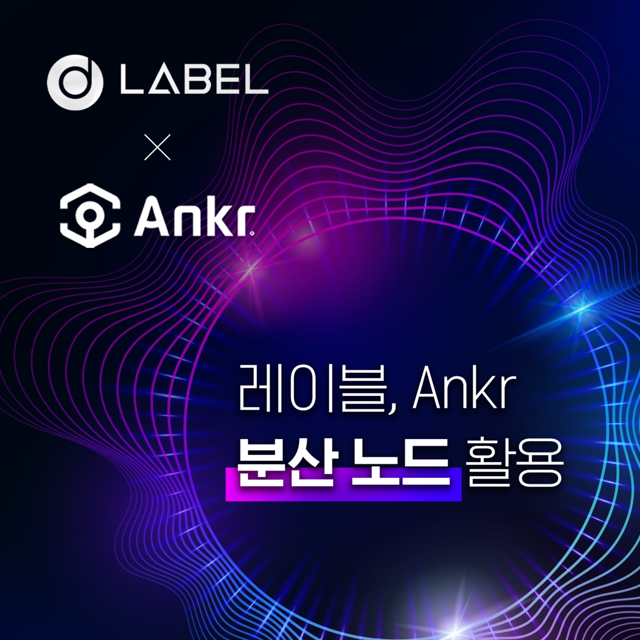 레이블(LABEL), 앵커(Ankr)와 파트너십 체결
