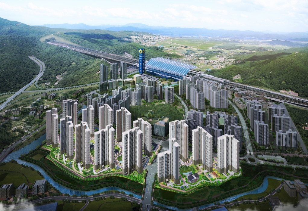 반도건설 신경주 반도유보라 아이비파크 광역조감도. (사진= 반도건설)