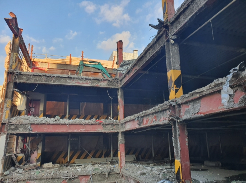 건축물 해체공사 이미지.(사진=국토안전관리원)