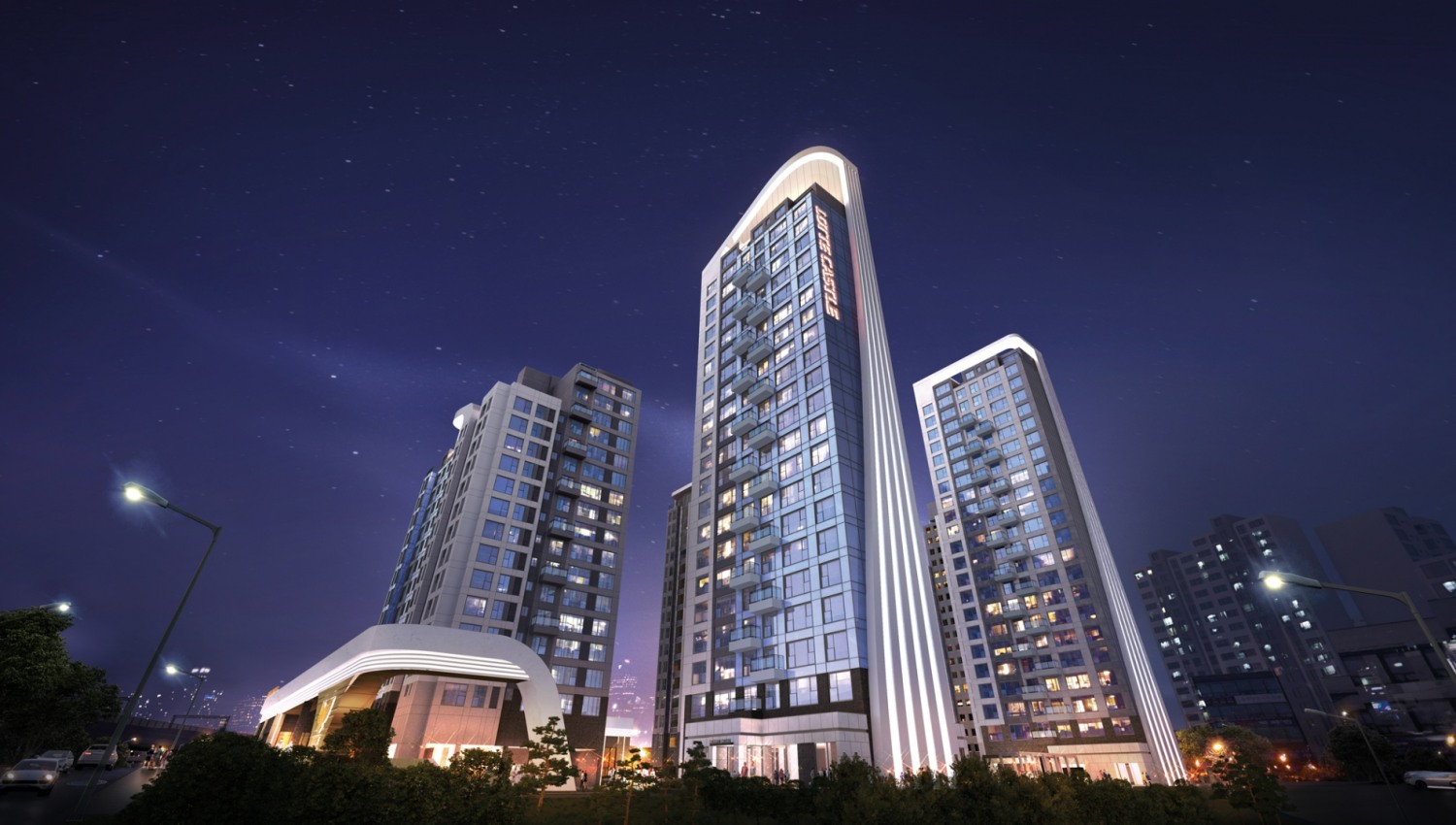 성수1구역 재건축 투시도.(사진=롯데건설)