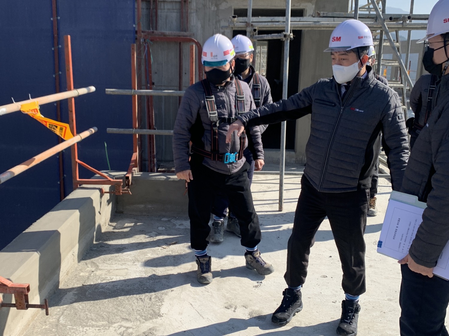 SM우방산업, 노사합동 중대재해예방 안전보건점검 실시