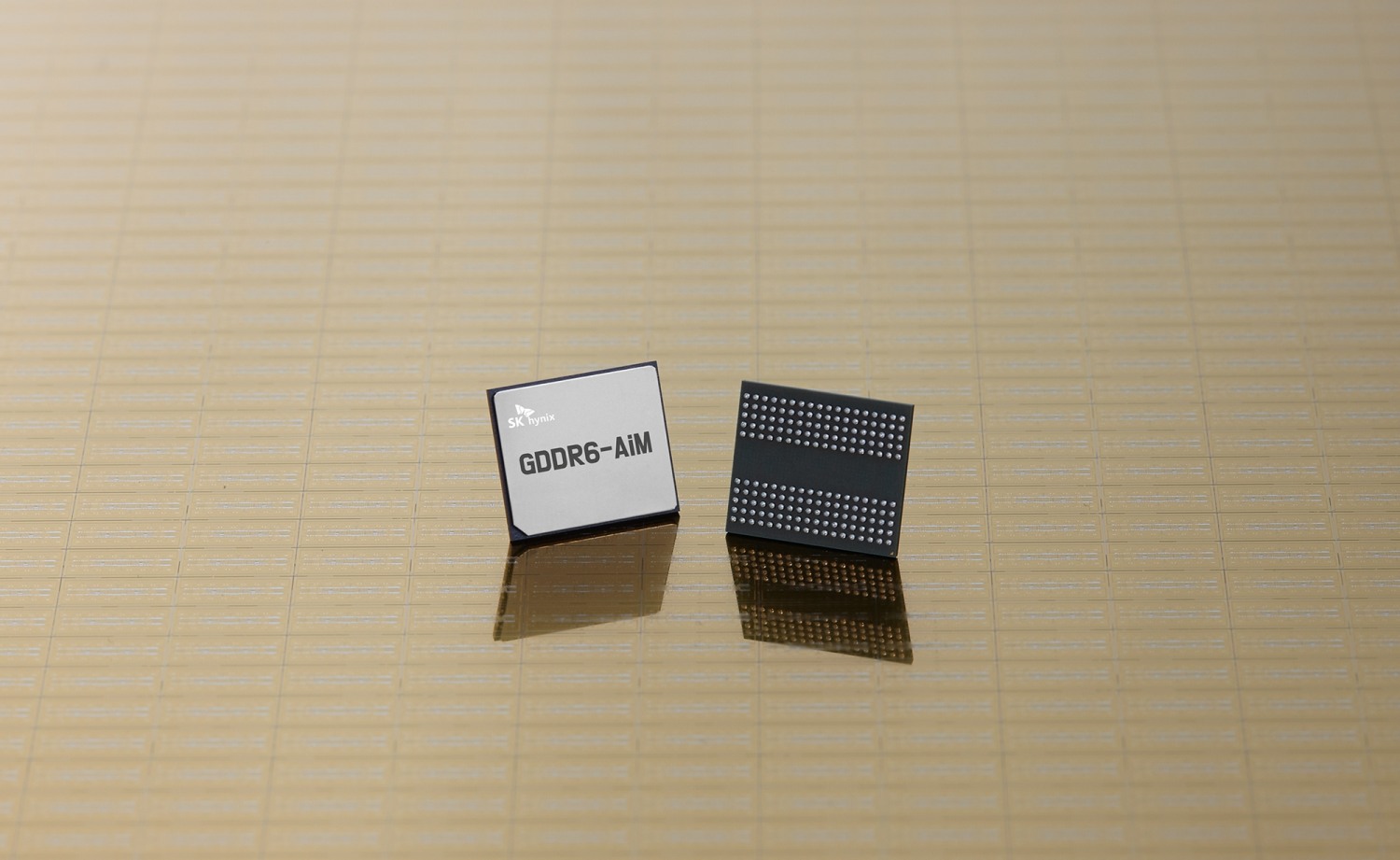 SK하이닉스 PIM 적용 첫 제품 GDDR6-AiM 이미지. 사진=SK하이닉스