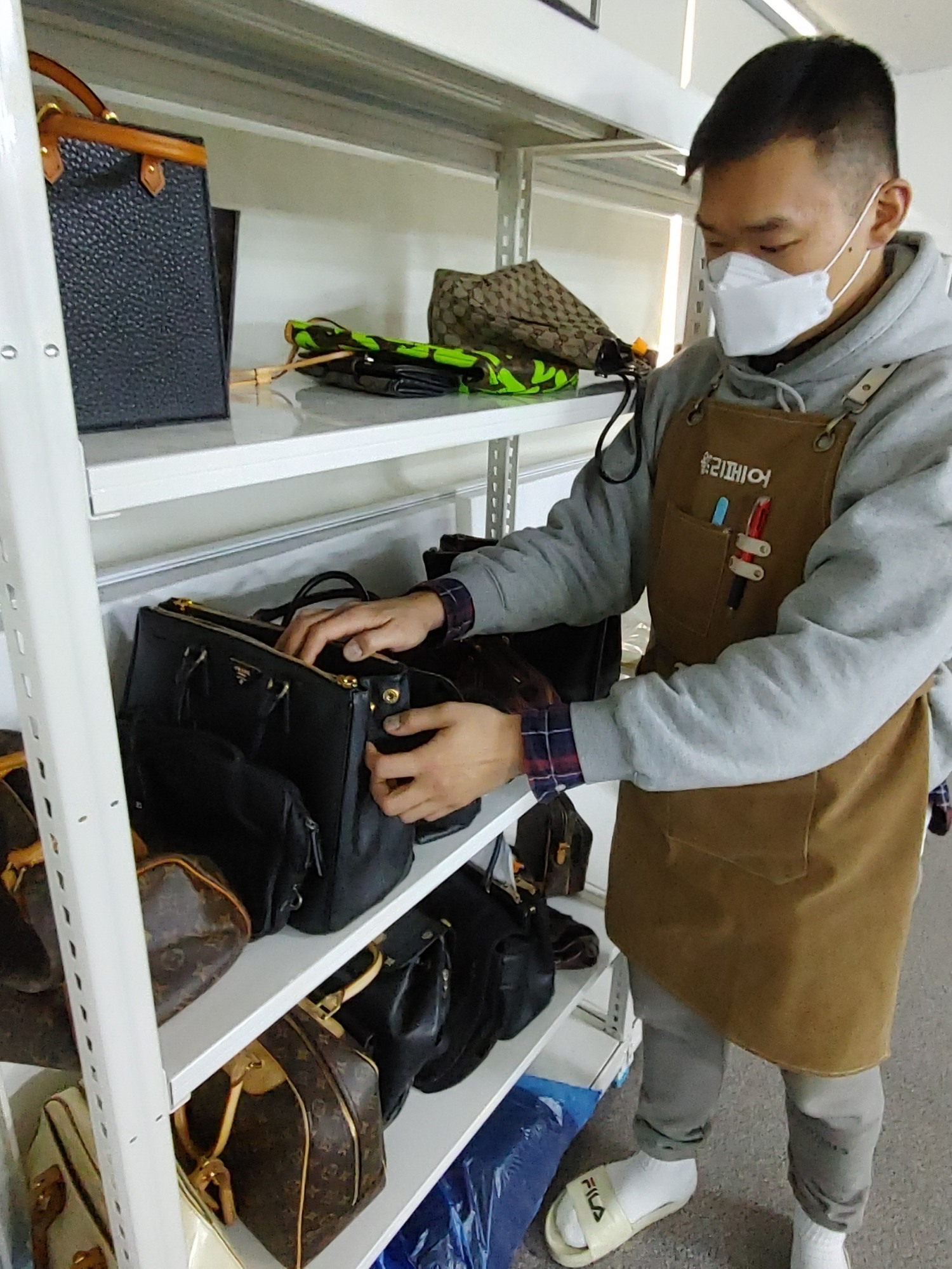 출고 준비 중인 ‘리폼 명품’