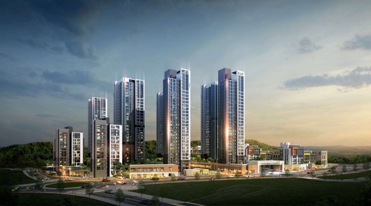 엘리프 세종 6-3 투시도.(사진=계룡건설)