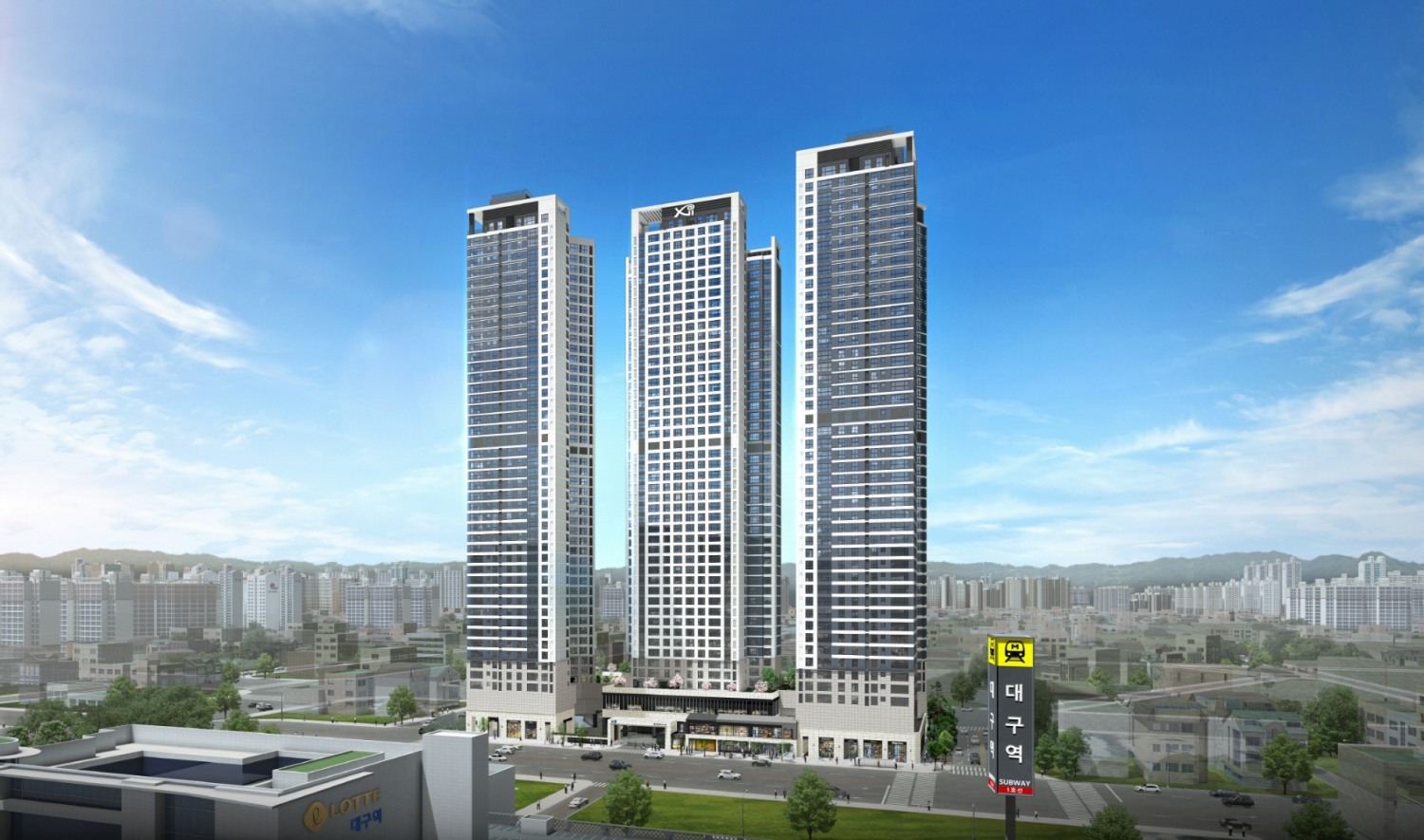 대구역자이 더 스타 투시도.(사진=GS건설)