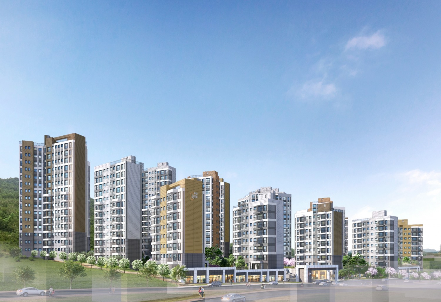 양산 사송지구 우미린 투시도.(사진=우미건설)