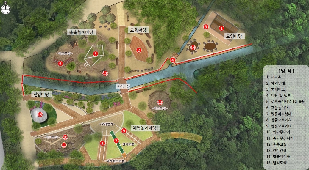 금천구, 만수천 공원 유아숲체험원 신규 조성