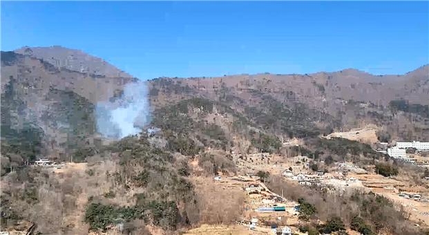 울주군 산불현장.(제공=산림청)