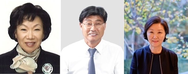 (사진왼쪽부터) 하수영 부회장, 정성우 상임위원, 남화진 상임위원.(사진제공=대한적십자사 부산지사)