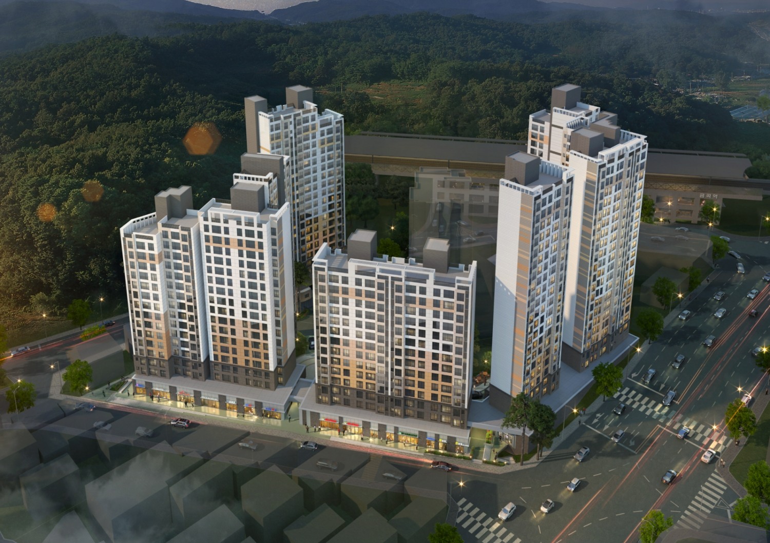 금곡역 한신더휴 조감도.