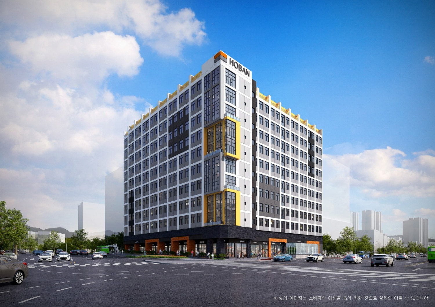 호반써밋 더시티 투시도.(사진=호반산업)