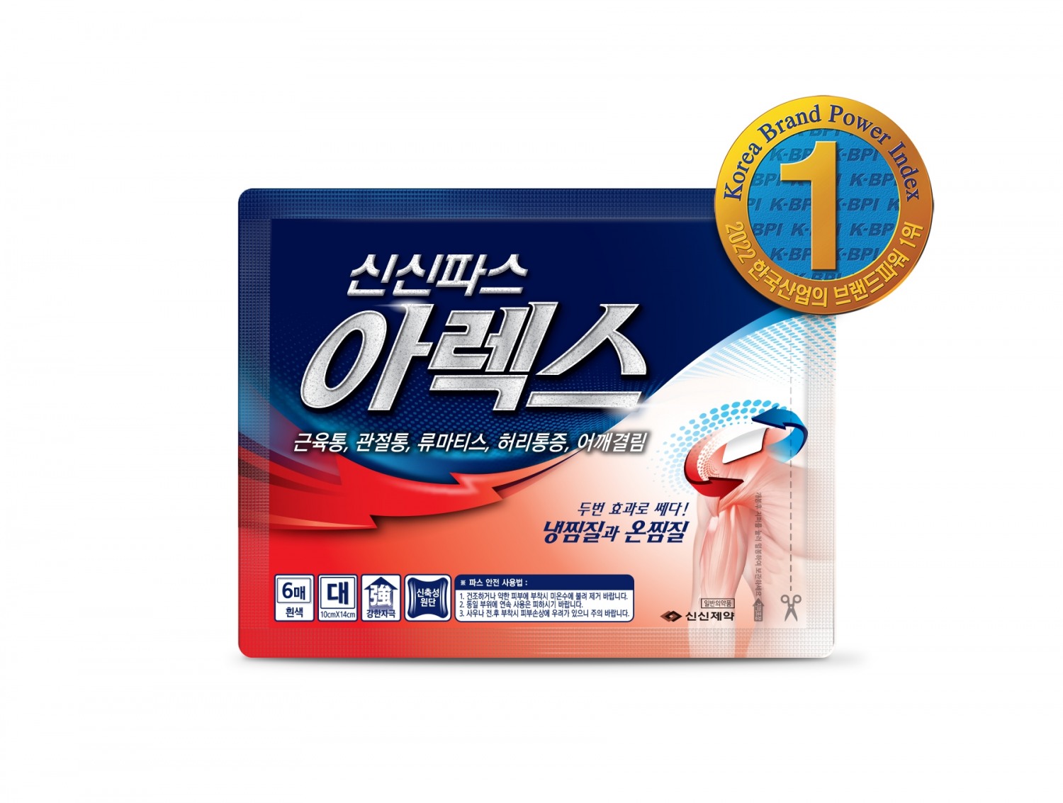 신신파스 아렉스, K-BPI 브랜드파워 소염진통제 부문 4년 연속 1위