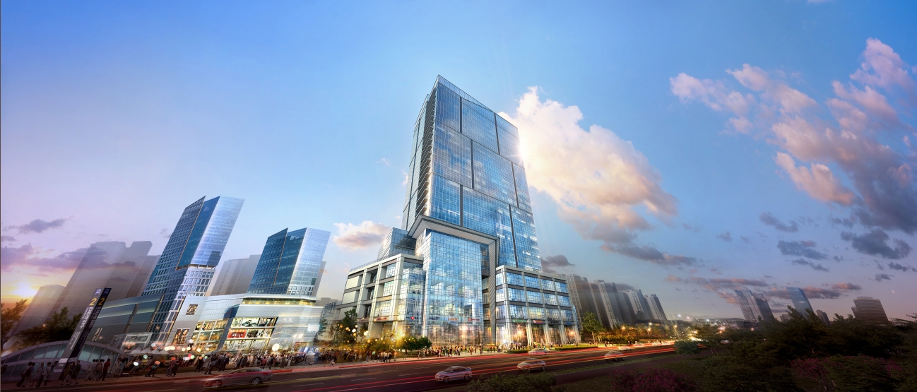 ‘송도 센트럴비즈 한라’ 투시도.(사진=한라)