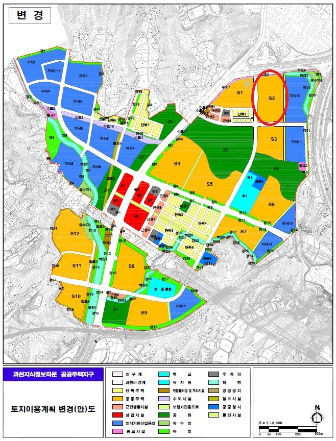 과천지식정보타운S-2 위치도.(사진=LH)
