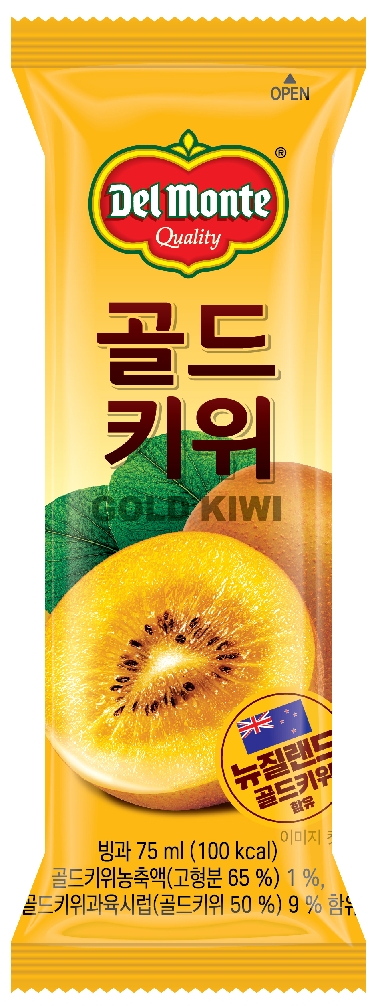 롯데푸드, 진한 과즙에 쫀득한 식감 더한 ‘델몬트 골드키위바’ 출시