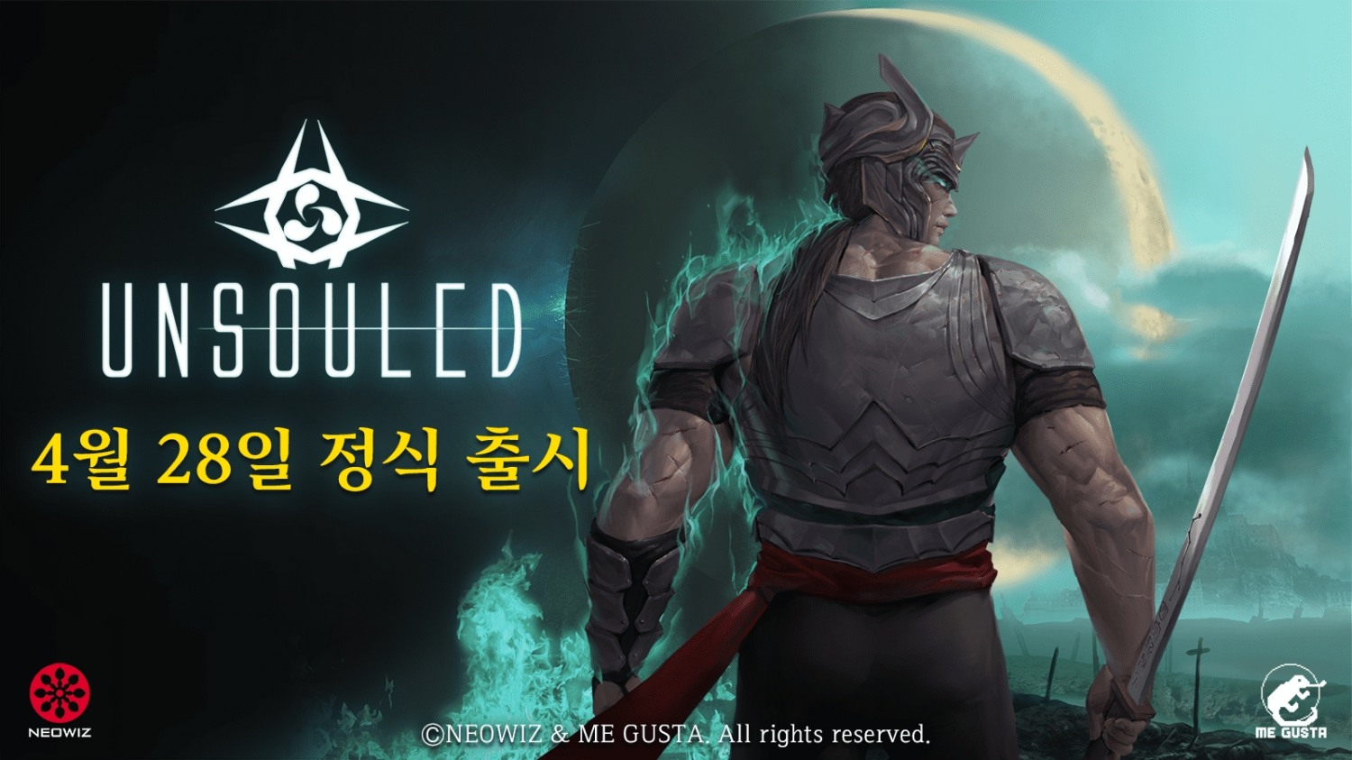 네오위즈 2D 액션 게임 ‘언소울드’, 4월 28일 정식 출시일 확정