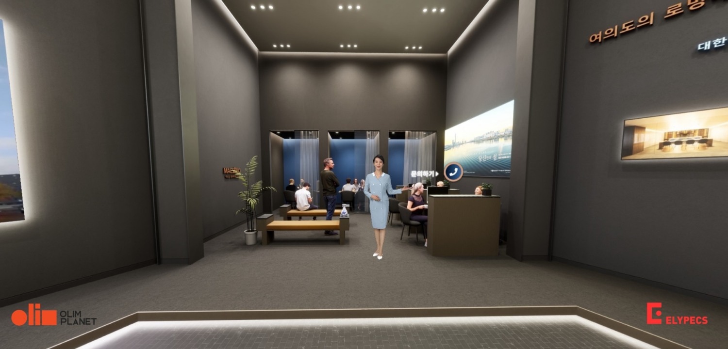 올림플래닛, 메타버스 분양 홍보관에 ‘AI 휴먼’ 기술 적용