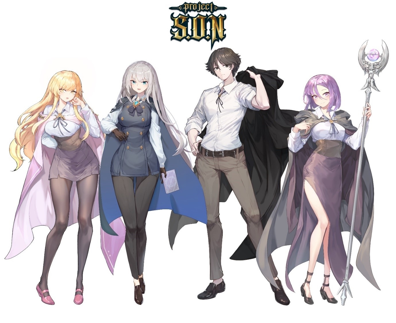 메타크래프트 ‘프로젝트 S.O.N’ 캐릭터 일러스트 4종 공개