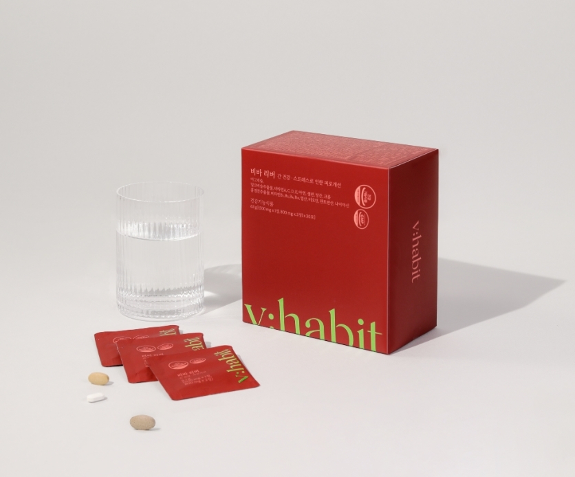 v.habit (브이해빗) 간 영양제 비바리버 리뉴얼 출시 이미지. (사진=브이해빗)