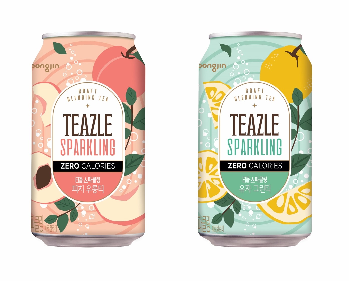 웅진식품 '티즐 스파클링' 2종 출시