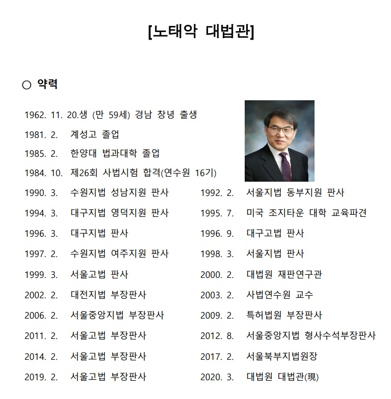 노태악 대법관.(제공=대법원)