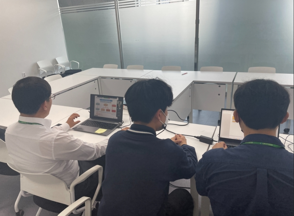 온라인 부실점검 및 진단 예방교육 모습. (사진=국토안전관리원)