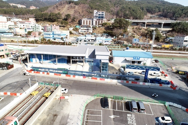 신설 사상역사 전경.(제공=한국철도부산경남본부)
