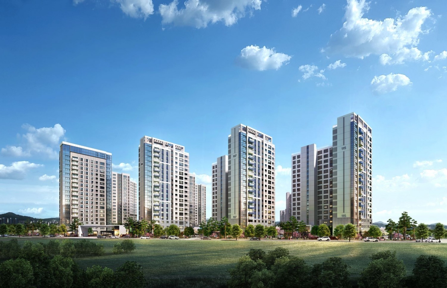 e편한세상 에코델타 센터포인트 투시도.(사진=DL이앤씨)