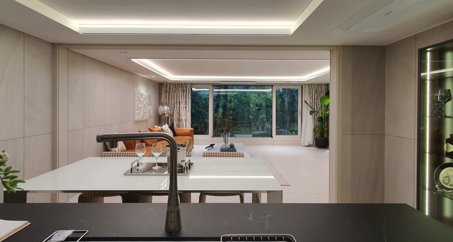 리모델링 견본주택 세대내부 전경.(사진=포스코건설)