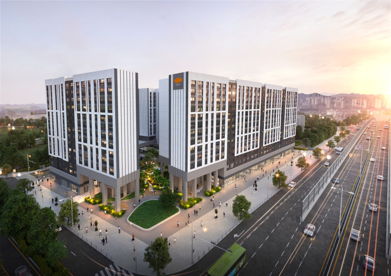 e편한세상 시티 고색 투시도.(사진=DL이앤씨)