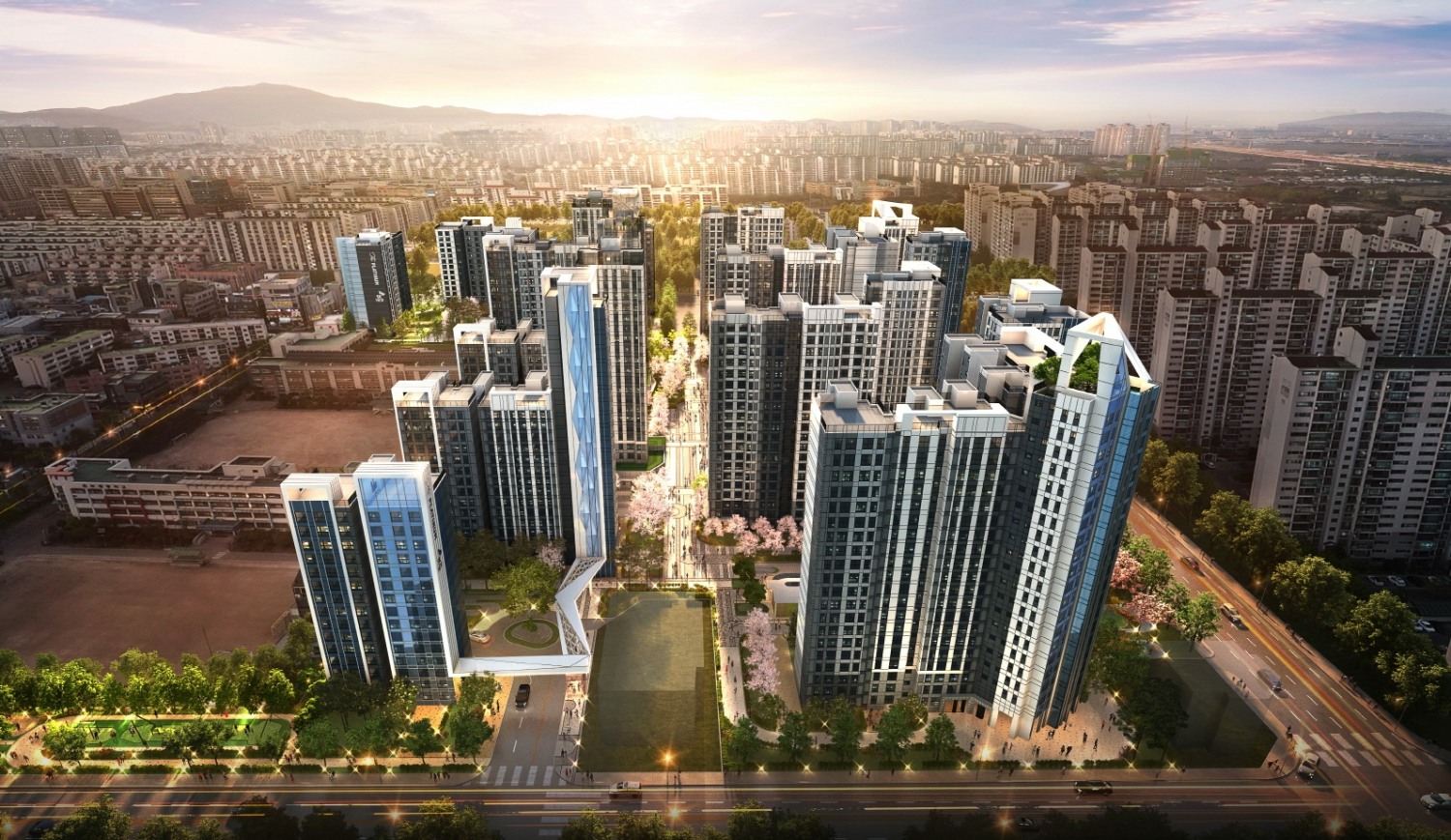 인천 부개주공3단지 리모델링 조감도.(사진=쌍용건설)