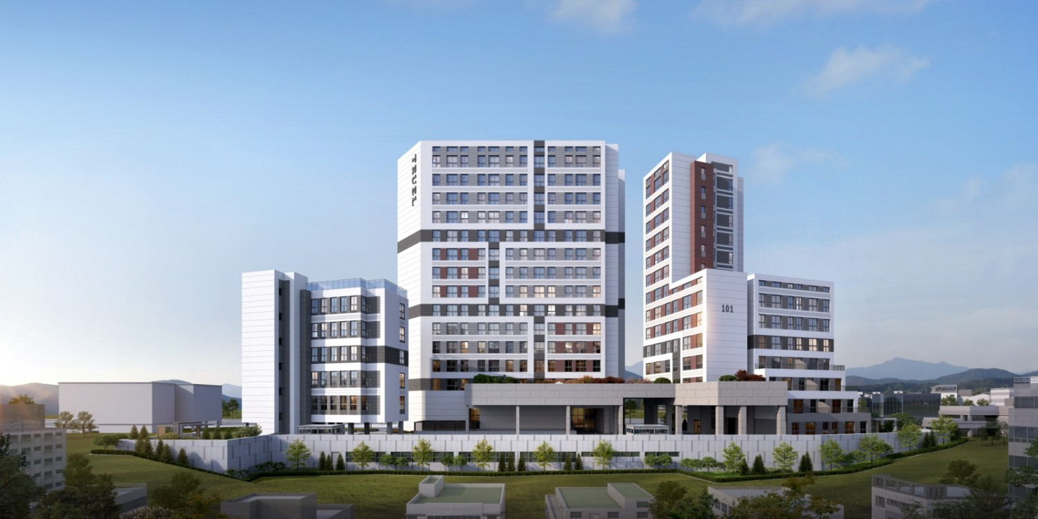 더 트루엘 마곡 HQ 배면 투시도.(사진=일성건설)