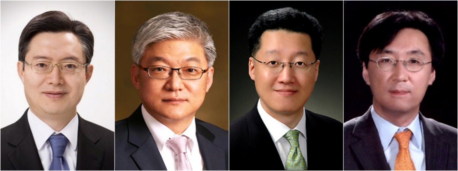 왼쪽부터 황준국 주유엔 대사, 윤덕민 주일 대사, 정재호 주중 대사, 장호진 주러 대사. (사진=연합뉴스