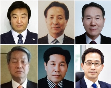 헬스컨슈머 조동환 대표이사, 사이언스MD뉴스 김영길 편집인, 한국사회적경제신문 고재철 대표이사, 전국뉴스 김진구 대표이사, 인터넷한국뉴스 송기만 대표이사, 빅데이터뉴스 임경오 발행인. 사진=인신협