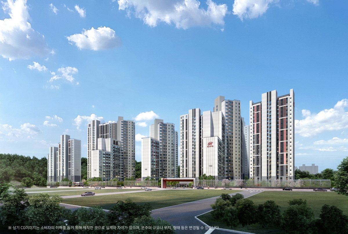 힐스테이트 불로 포레스트 투시도.(사진=현대건설)