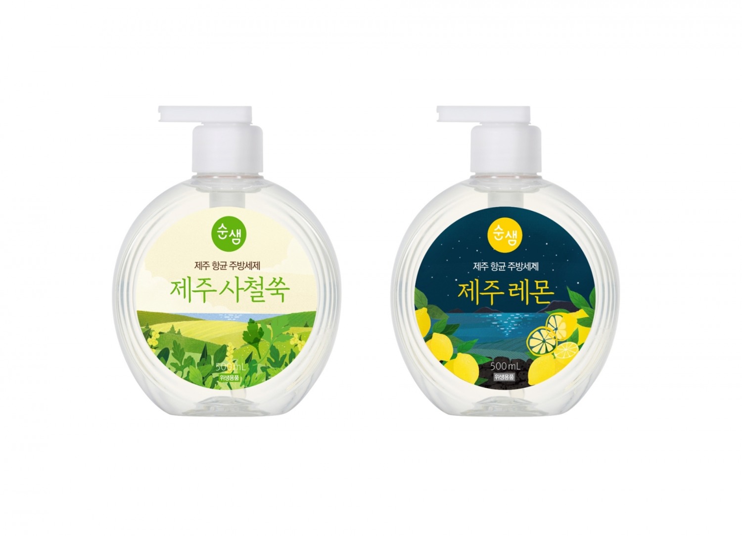 애경산업 순샘 제주 항균 주방세제 출시