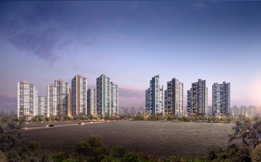 GTX운정역 서희스타힐스 투시도.(사진=서희건설)