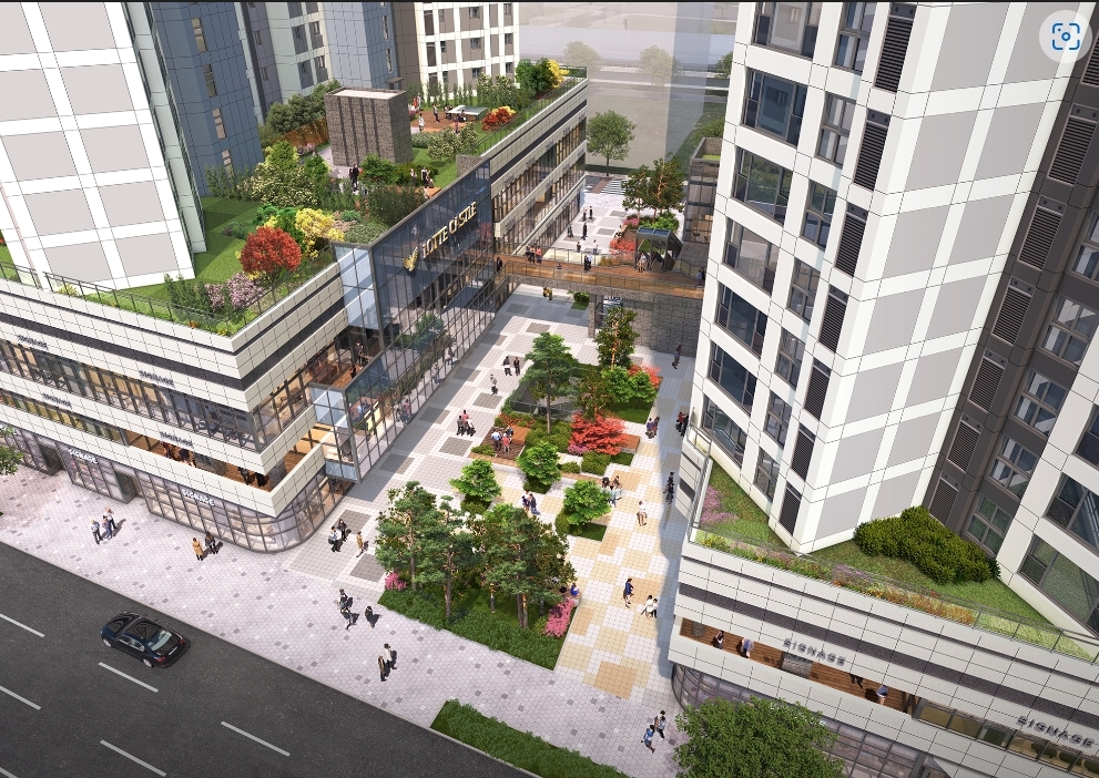 롯데건설, '도봉 롯데캐슬 하이브스퀘어' 조감도.(사진=롯데건설)