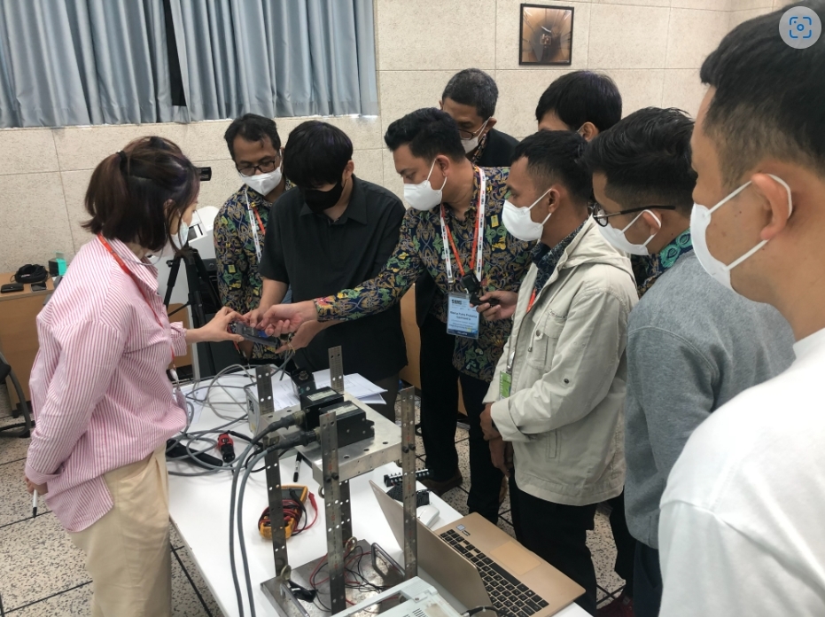 ODA사업 인도네시아 공무원 초청연수 교육 모습. (사진=국토안전관리원)