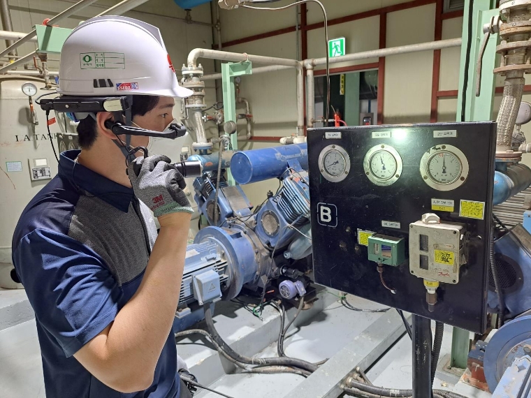 지역난방공사, 근로자 안전 위해 지능형 영상 헬멧 도입