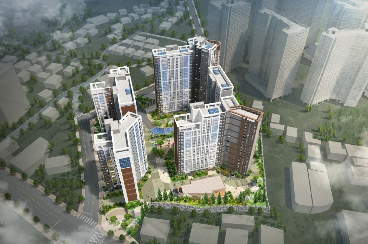 울산 신천동 공동주택 조감도.(사진=반도건설)