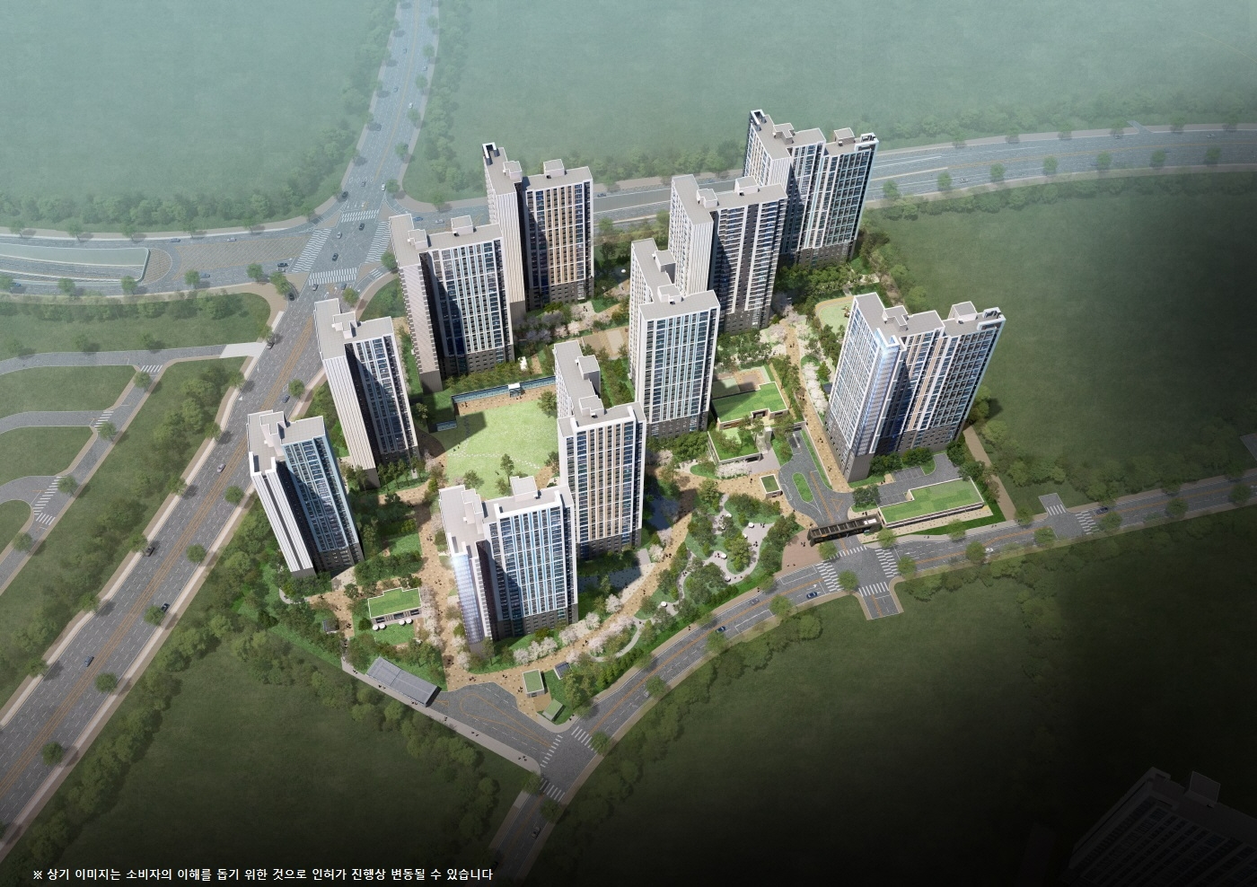 e편한세상 평택 라씨엘로(2-1블록) 조감도