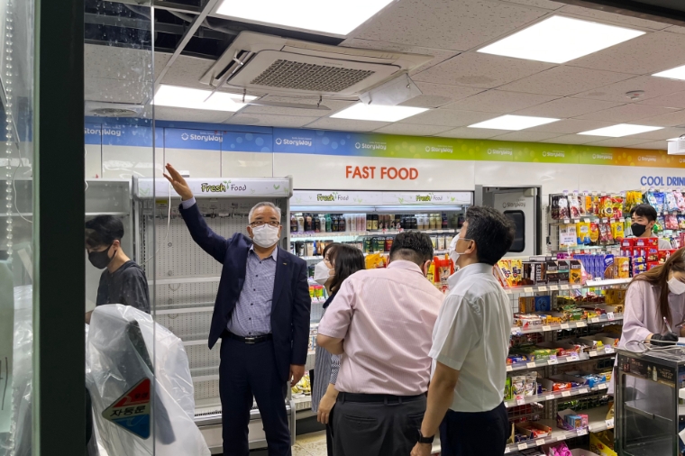 코레일유통, 침수 피해 광명역 현장 경영진 안전경영활동 실시