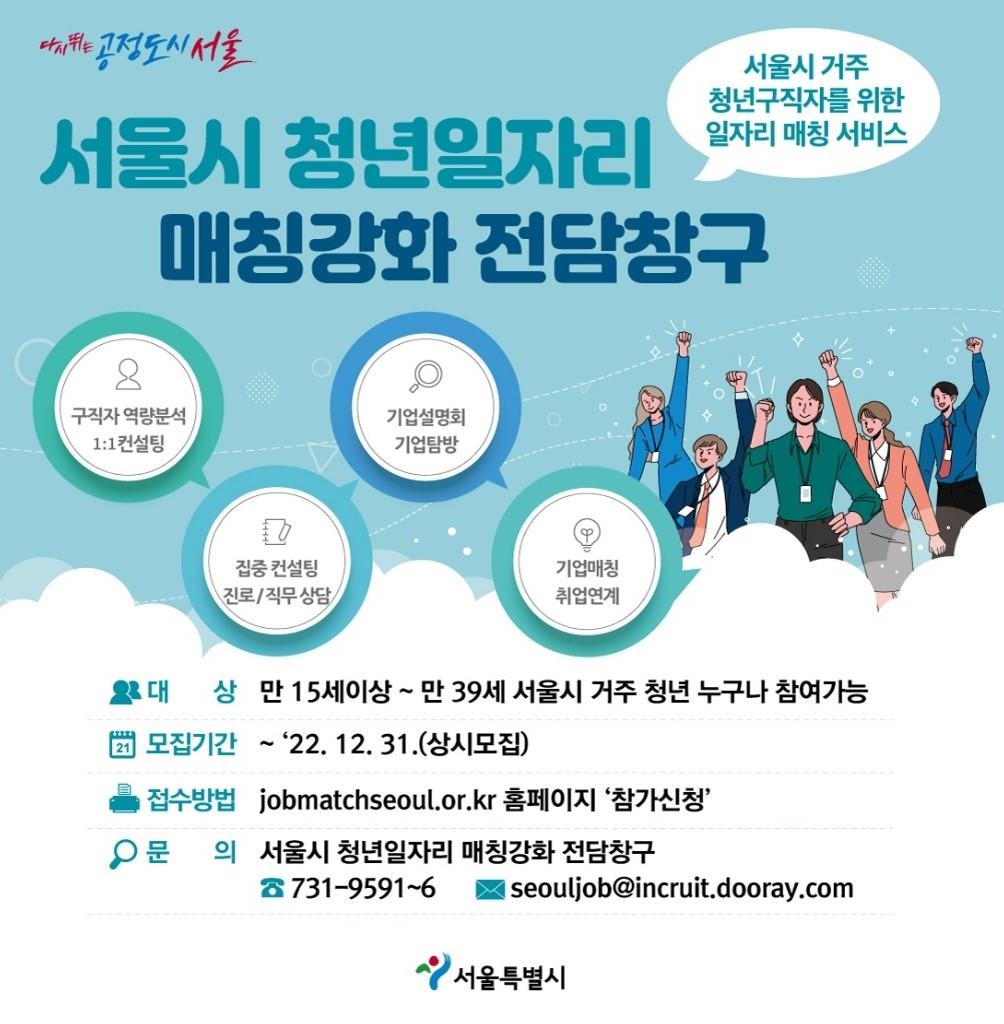인크루트, 서울시와 함께 ‘청년 일자리 매칭 강화 전담창구’ 개소