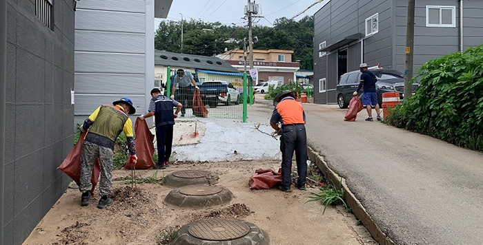 과림동 환경지킴이, 쾌적한 마을 조성 구슬땀